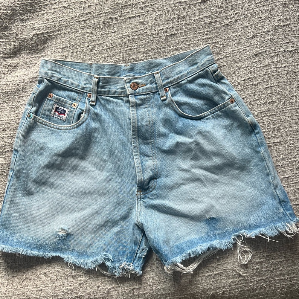 Vintage Claudio Agnelli Jean shorts size 26